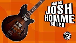 Video thumbnail for Maton BB1200 Josh Homme Hollow Body Guitar by Derringers Music | Adelaide Forestville Store