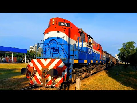 [4K] Tren vacio de NCA con destino a General Deheza pasando por Marcos Juárez!!!!!!