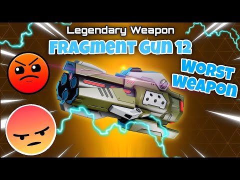 Worst Weapon Fragment Gun 12 Unlock 🔓 | Killshot With Fragment Gun 12 - Mech Arena