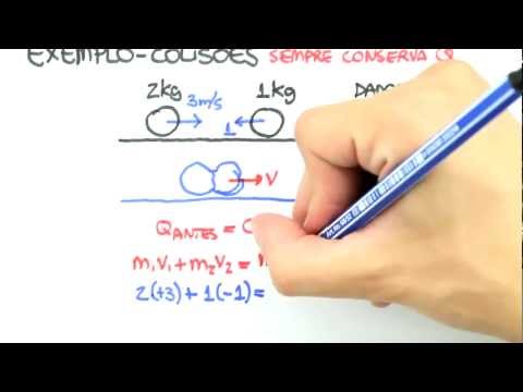 Me Salva! ENE12 - Colisões: Exemplo Colisão Inelástica