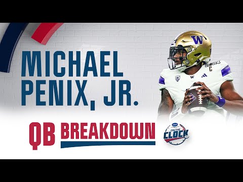 Quarterback Breakdown with Brian Hoyer: Michael Penix, Jr. Highlights | 2024 NFL Draft