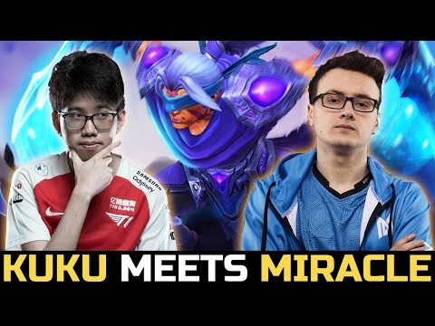 KUKU MEETS MIRACLE IN EU PUBS - LEGION OFFLANE VS SIGNATURE ANTI MAGE DOTA 2