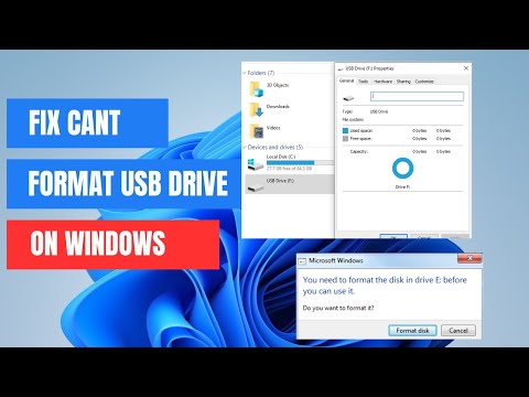 Behebung des USB-0-Bytes-Formatierungsfehlers unter Windows 11/10