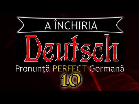 🇩🇪 🇷🇴 | Learn to Pronounce German PERFECTLY | COMPLETE Course | Part 10
