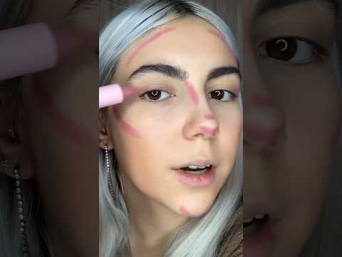 Contour with LIPSTICK?😳😳 #makeup