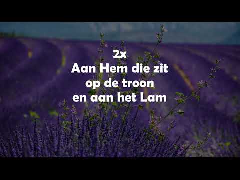 Opwekking met tekst 323 Aan Hem die zit op de troon versie 2