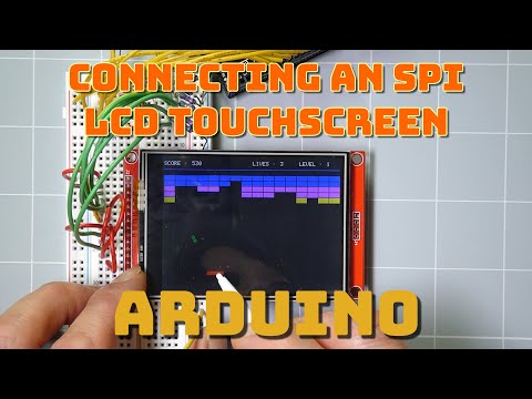 Connect an SPI TFT with Touchscreen to your Arduino - ILI9341 LCD with XPT2046 Touch screen