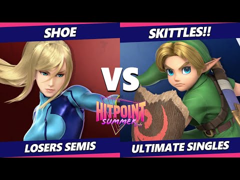 Hitpoint Summer July Losers Semis - SKITTLES! (Young Link) Vs. Shoe (ZSS) SSBU Ultimate Tournament