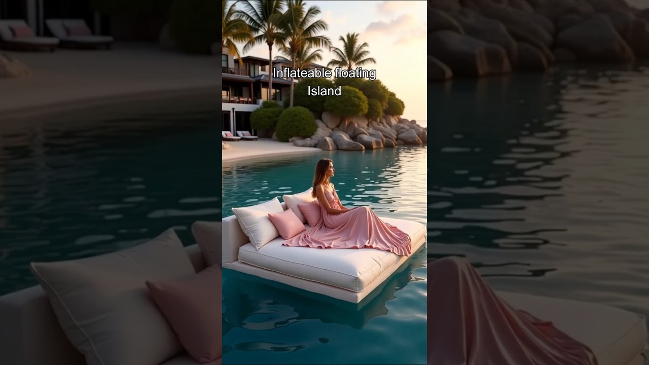 Living the Dream on a Inflatable Floating Island! 🌞