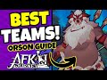 BEST ORSON TEAMS Dream Realm BOSS GUIDE AFK Journey