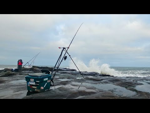 Cod Fishing in Big Seas | Newbiggin Northumberland