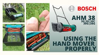 Properly control and using the BOSCH AHM38 Hand Mover