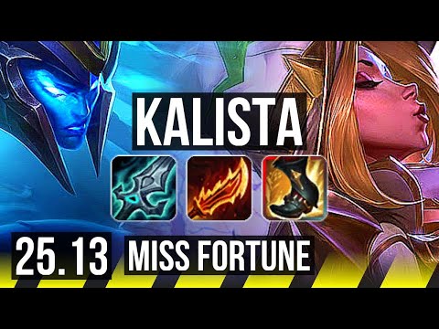 KALISTA & Thresh vs MISS FORTUNE & Rell (ADC) | Dominating | EUW Master | 25.13