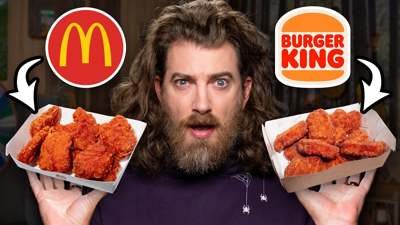 We Try The New McDonald's & Burger King Nuggets