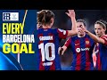 Every Barcelona Goal From The 2023-24 UEFA Women's Champions League So Far
