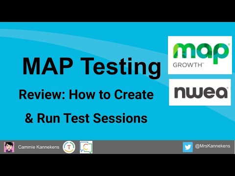 MAP/NWEA Testing-  Set up Test Session Review