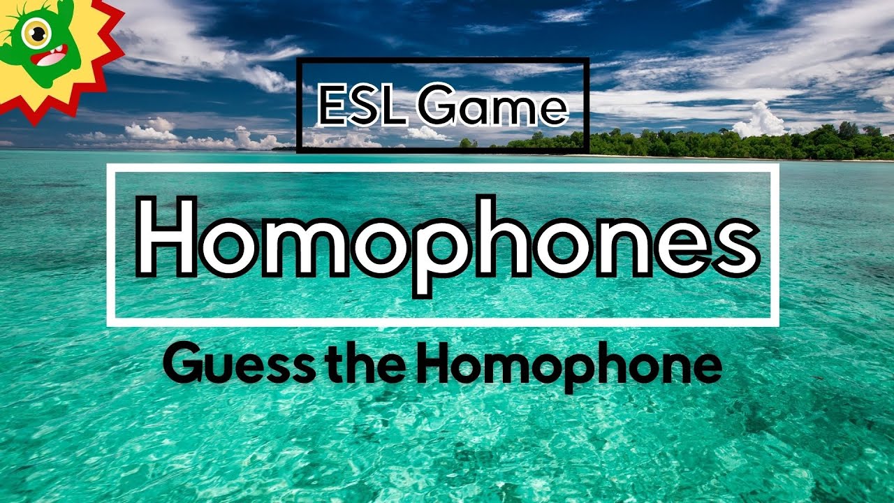 Homophones ESL Game | With Point System | Same Sound, Different Meaning