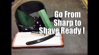 Straight Razor - Go From Sharp To Shave Ready !