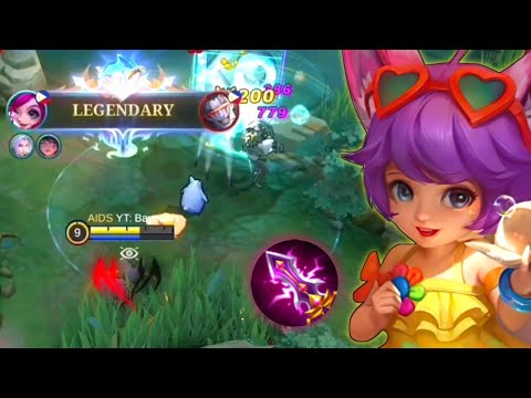 NANA LEGENDARY BUILD TO ONE HIT DELETE ENEMIES | MLBB