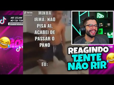 PLAY HARD REAGINDO AOS MELHORES TIK TOK DE COMEDIA - TENTE NÃO RIR #101