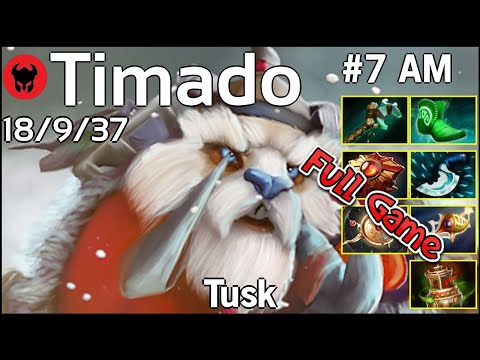 Support Timado [Infamous] plays Tusk!!! Dota 2 Full Game 7.20