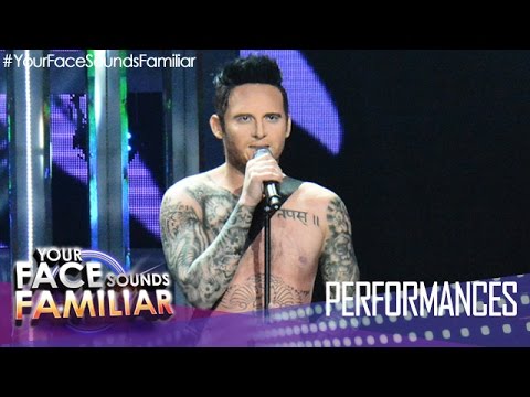 Your Face Sounds Familiar: Michael Pangilinan as Adam Levine - "Sugar"