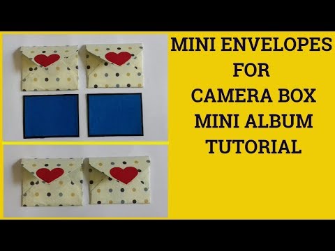Paper Mini Envelopes For Camera Box Mini Album Tutorial By Sangitaa Rawat |Anniversary Special |Easy Video