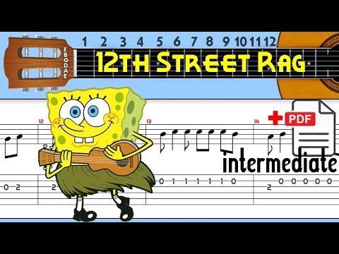 SpongeBob - 12th Street Rag Guitar Tab