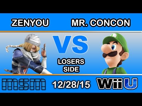 MSM 30 - 2Scoops | Zenyou (Sheik) Vs. #THE SCB | Mr. ConCon (Luigi) Losers Side - Smash Wii U