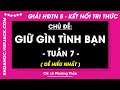 Giải sgk Hoạt động trải nghiệm lớp 5 Tuần 7 - trang 21, 22