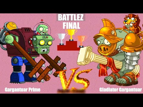Random 20 Boss Zoombies Gargantuar Battles Who Win Win  Top 20 Giant Zoombies Battlez