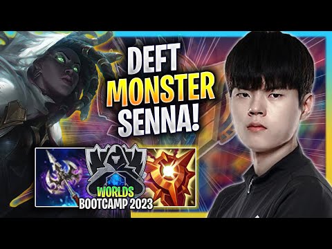 DEFT IS A MONSTER WITH SENNA! - DK Deft Plays Senna ADC vs Caitlyn! | Bootcamp 2023