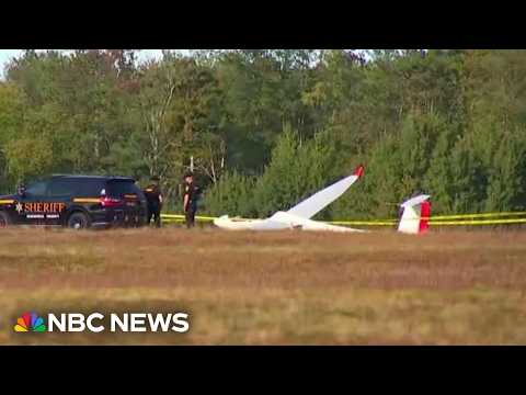 Police investigating a reported midair collision in upstate New York