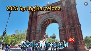 Barcelona walk through in 4K - Part 2. #spain #travelspain #barcelona