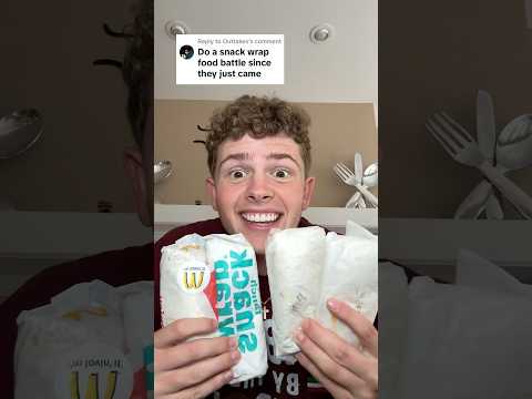 Eating McDonald’s NEW Snack Wraps For The Whole Day!