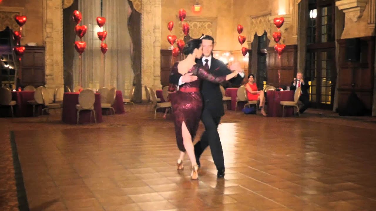 Monica Llobet & Richard Council, Silueta Portena, Valentine Milonga ROUGE 2015