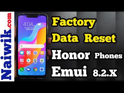 How to Factory Data Reset  Huawei Honor play | EMUI 8.2