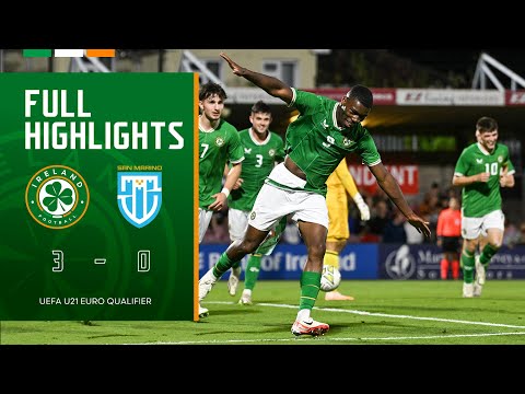 ALL THE GOALS | Ireland U21 3-0 San Marino U21 | UEFA U21 EURO Qualifier Highlights