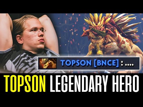 Topson LEGENDARY HERO is back! - TI Fountain Farm HERO DOTA 2