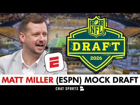 ESPN’s Matt Miller’s 2 Round 2026 NFL Mock Draft - 6 Wide Receivers Taken In Round 1