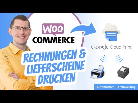 WooCommerce Google Cloud Print (Rechnungen & Lieferscheine drucken)