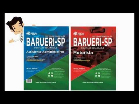Apostilas Concurso Barueri 2015 - Assistente Administrativo e Motorista