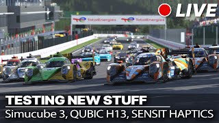 Testing new stuff until voice gives up | Simucube 3 - Qubic H13 - Sensit Haptics | LMU Live