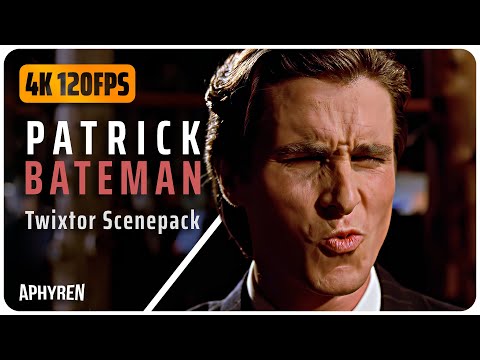 Patrick Bateman Scenepack (4K 120FPS) + quality cc / American Psycho Scenepack // Twixtor