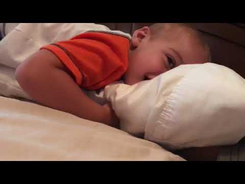 Baby Adam acting like a goof