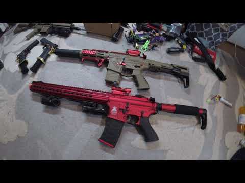 newest member of family EMG F-1 BDR-15 3G AR15 2.0 esilverEdge full metal red aluminuim
