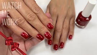 CND Shellac removal, manicure feat. Dazzle Dry 'Confident' ♥️