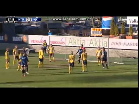 Ville Wallen against FC Inter Turku