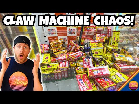 The Most INSANE Japanese Food Claw Machines Ever!