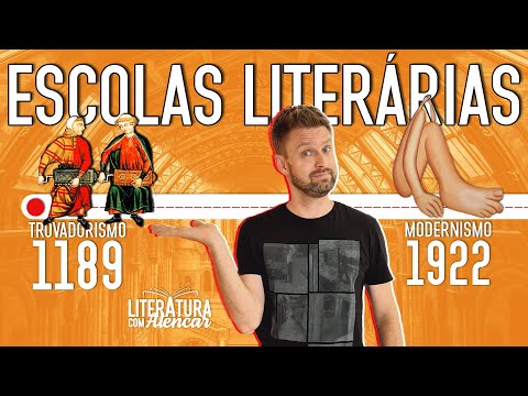 O QUE SÃO E QUAIS SÃO AS ESCOLAS LITERÁRIAS? Resumo da linha do tempo